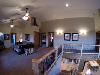 Upstairs loft living room